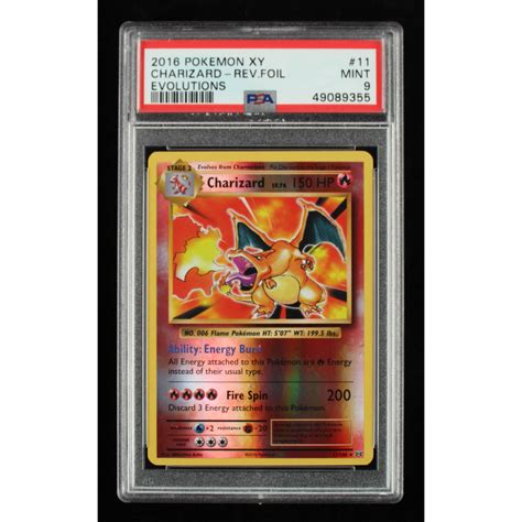 Charizard Pokemon Xy Evolutions Reverse Holo Psa