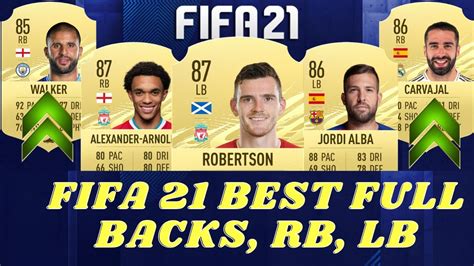 FIFA 21 TOP 20 FULL BACKS RB LB FIFA 21 Official BEST FULL BACK