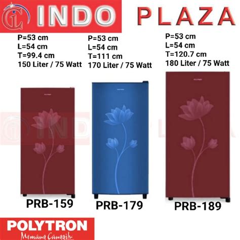 Jual Kulkas Polytron Pintu Prb Shopee Indonesia