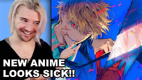 REACTING TO CHAINSAW MAN TRAILERS YouTube