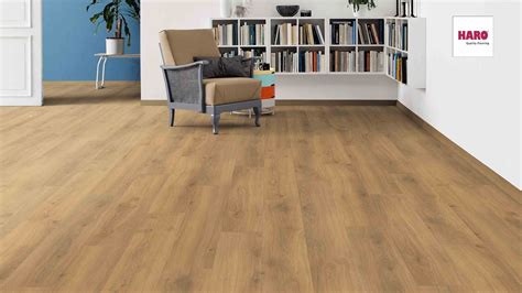 Haro Laminatboden Tritty 100 Tc Landhausdiele 4v Eiche Emilia Honig 538692 Forst Parkett