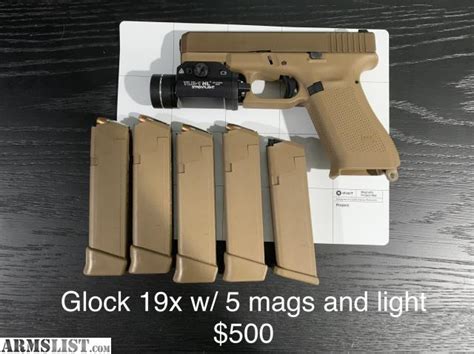 Armslist For Sale Glock 19x W Tlr 1 Hl And 5 Glock Mags