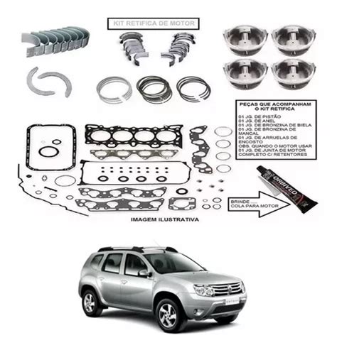 Kit Retifica Do Motor Renault Duster V Flex K M