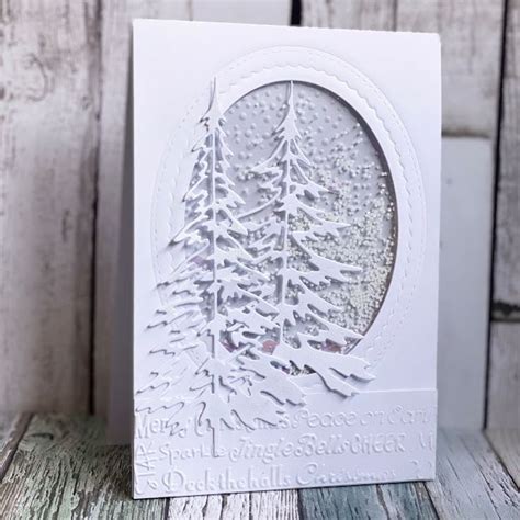 My Paper Epiphany Another All White Christmas Card Handcrafted