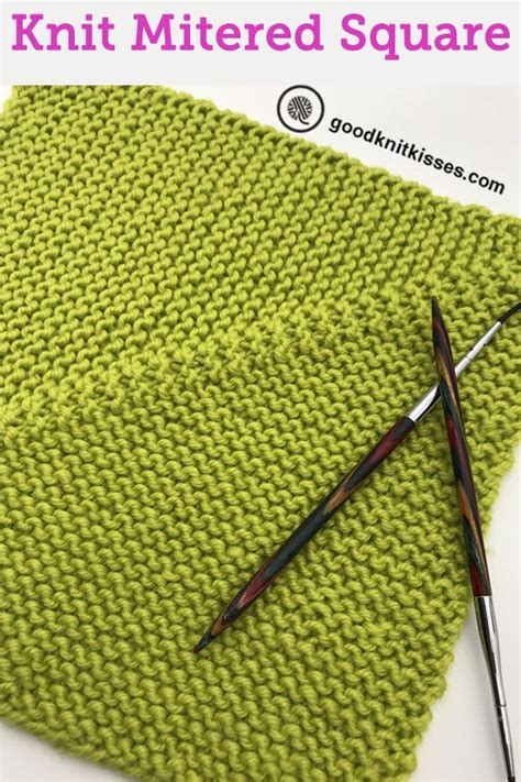 How To Knit Perfect Mitered Square Pattern For Beginners Artofit