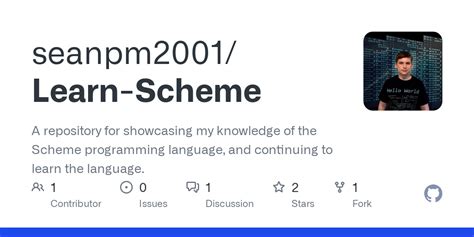 GitHub Seanpm2001 Learn Scheme A Repository For Showcasing My