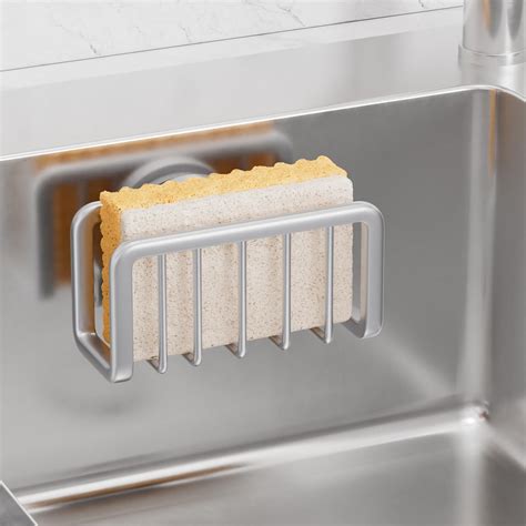 Amazon｜Aieve マグネット スポンジホルダー 2個組 6×6×4.5cm シンク スポンジ置き スポンジラック ステンレス製