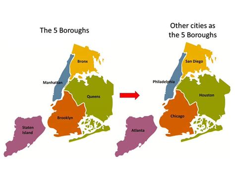 Five Boroughs Of New York City Outline Map Stock Photo 44 OFF