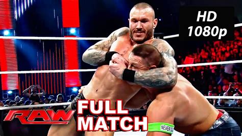 John Cena Vs Randy Orton Wwe Raw Feb 10 2014 Full Match Hd Youtube