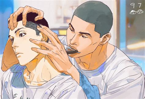 Sawakita Eiji And Kawata Masashi Slam Dunk Drawn By Wfi1584191 Danbooru