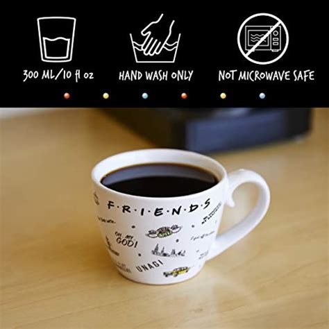 Paladone Friends Tv Show Sayings Coffee Mug 8 Oz Pricepulse