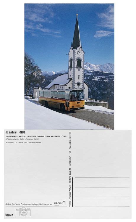 Ladir Ilanz Glion Surselva Postauto Saurer Rh P Kaufen