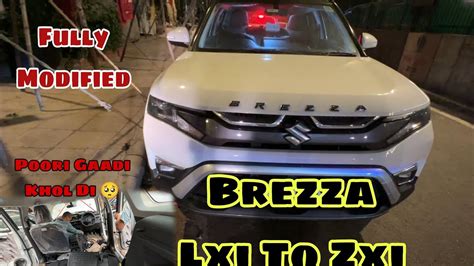 2023 Maruti Brezza Base Model Converted To Top Model Brezza Lxi To