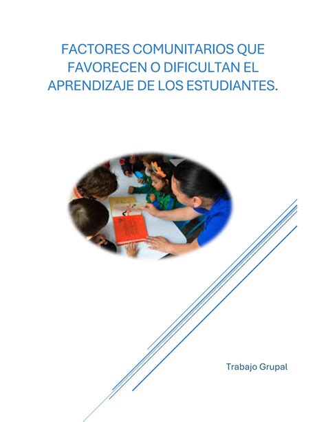 Factores De Favorecen U Obstaculizan El Aprendizaje By Silvia Elizabeth