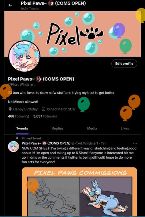 Pixel Paws Coms Open On Twitter It Begins