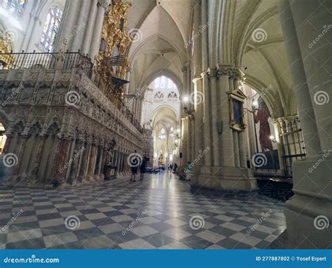 Cathedral Of Saint Mary In Toledo Spain Editorial Photography Image