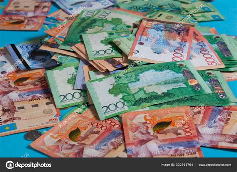 Tenge KZT. National currency of Kazakhstan, KZ. Exchange rate. Economy ...