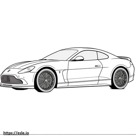 Maserati Mc20 2024 Coloring Page