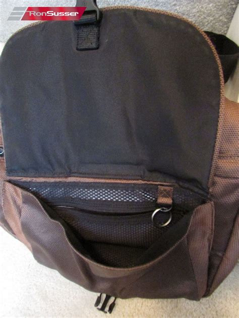 Tumi T Bronze Cross Body Ballistic Nylon Messenger Bag Ronsusser