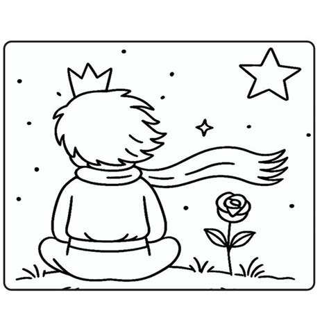 Pequeno Príncipe para Colorir: 12 Desenhos Grátis para Embarcar na ...