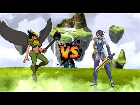 Hawkgirl Vs Ivy Valentine MUGEN BATTLE YouTube