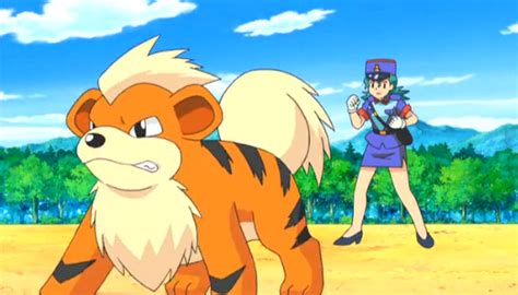 File Officer Jenny And Growlithe Png Bulbagarden Archives