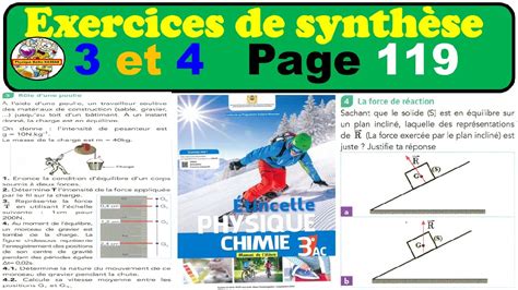 Exercicede Synth Se Et Page Du Manuel Etincelle Ac Biof