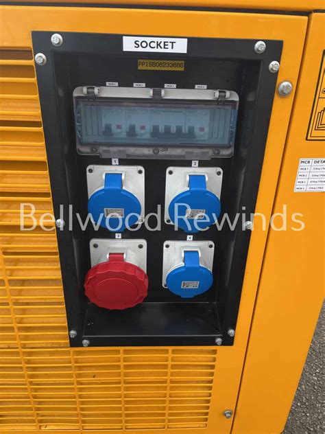 Jcb 245kva Silenced Diesel Generator Bellwood Rewinds