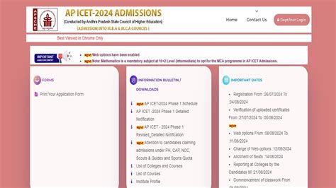 AP ICET Counselling Seat Allotment Result 2024 Today At Icet Sche