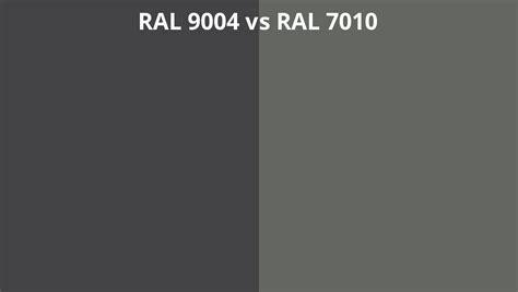 Ral 9004 Vs 7010 Ral Colour Chart Uk