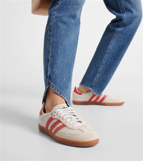 Samba OG Suede Trimmed Sneakers In White Adidas Mytheresa