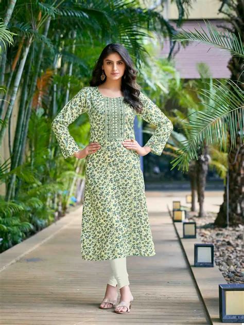 Vardan Ethnic Rolex Vol Heavy Rayon Wholesale Kurtis Catalog