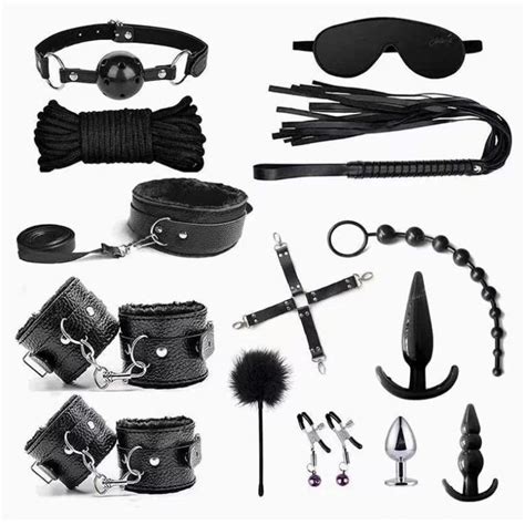 Sm Bondage Set Sexy Adult Bondage Pu Leather Sex Handcuffs Foot Cuffs