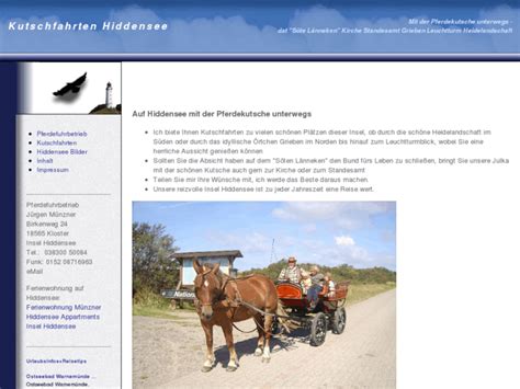 Pferdefuhrbetrieb Hiddensee De Start Pferdefuhrbetrieb J Rgen