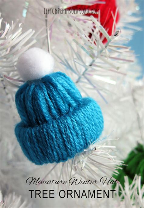 Make It: Miniature Winter Hat Yarn Craft | Left on Peninsula Road