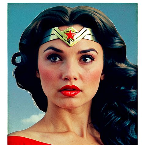 Download Wonder Woman Vintage Poster Png 54