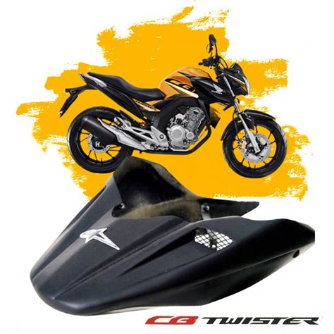 Bico De Pato Spoiler Motor Honda Cb Twister Diante Shopee Brasil