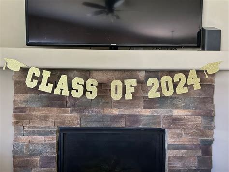 Class of 2024 Banner, Graduation Party Decorations, Graduation Banner ...