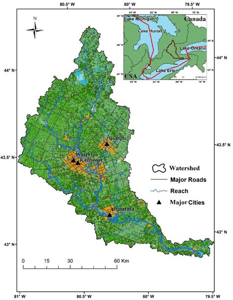 Grand River Watershed Map | Images and Photos finder