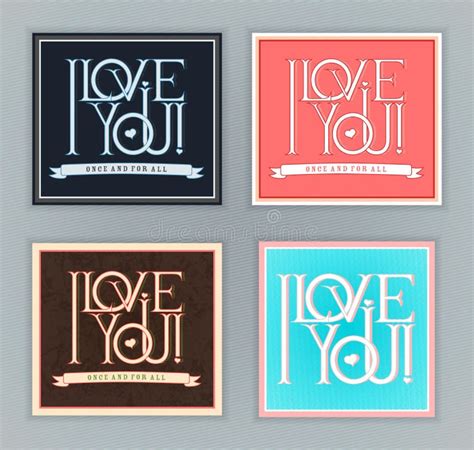 I Love You Vector Card Stock Vector Illustration Of Cute 64432120