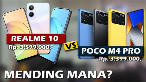 Mending Mana Realme Vs Xiaomi Poco M Pro Youtube