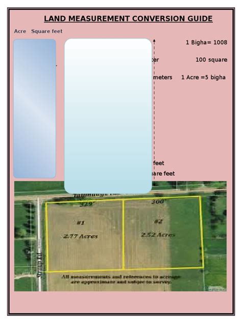 Land Measurement Conversion Guide | PDF