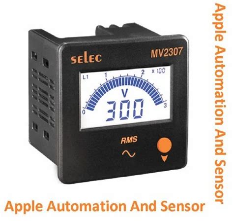 LED Selec Digital Panel Meter Voltmeter MV2307 230V CE At 892 In Mumbai