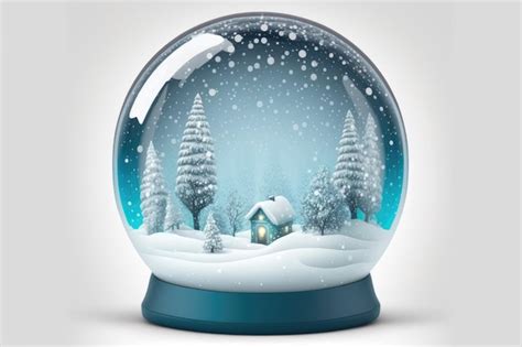 Premium Ai Image An Empty Snow Globe