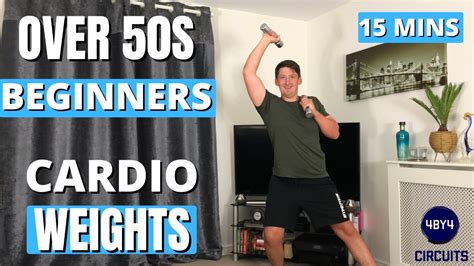 Over 50s Beginners Full Body Home Workout 15 Minutes Cardio Wights