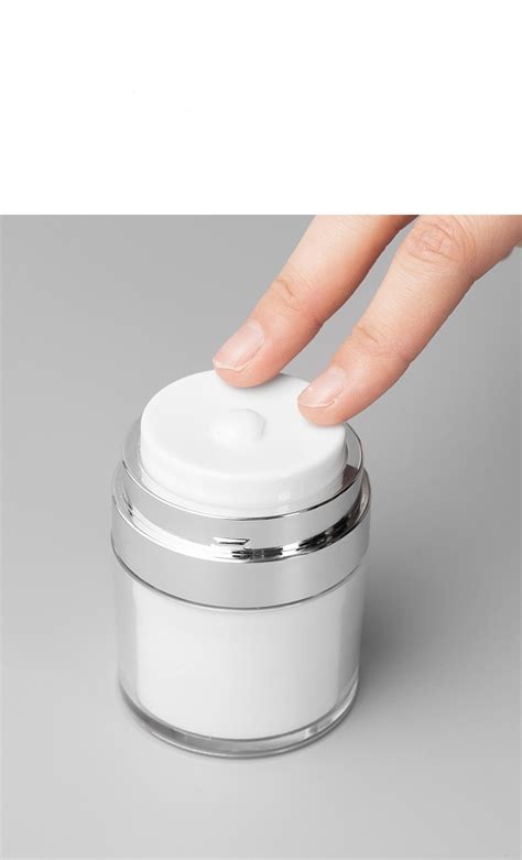 Ml Ml Airless Pump Jar For Moisturizer Wholesale Cosmopacks