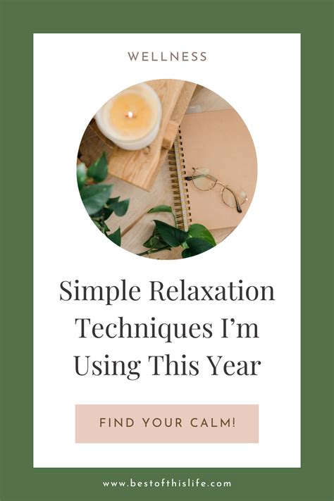 Simple Relaxation Techniques I'm Using This Year | Best of This Life