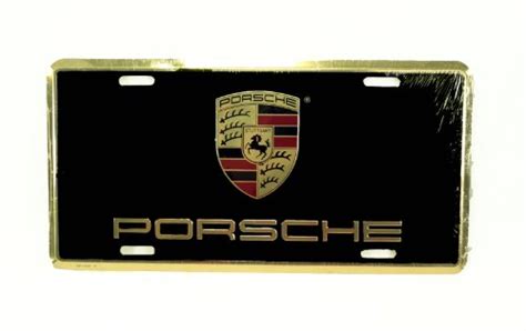 Best Porsche License Plate Frames To Add Style To Your Car