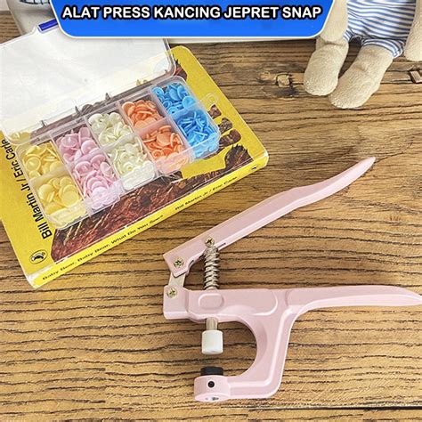 Jual Da T Button Alat Press Kancing Jepret Snap Plastik Tang Pasang