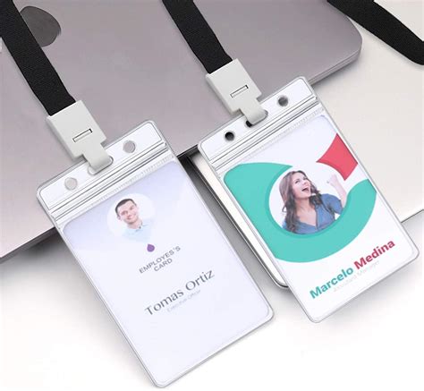 Nom Porte Badge Avec Tour De Cou Lanyards Pour Bureau Exposition